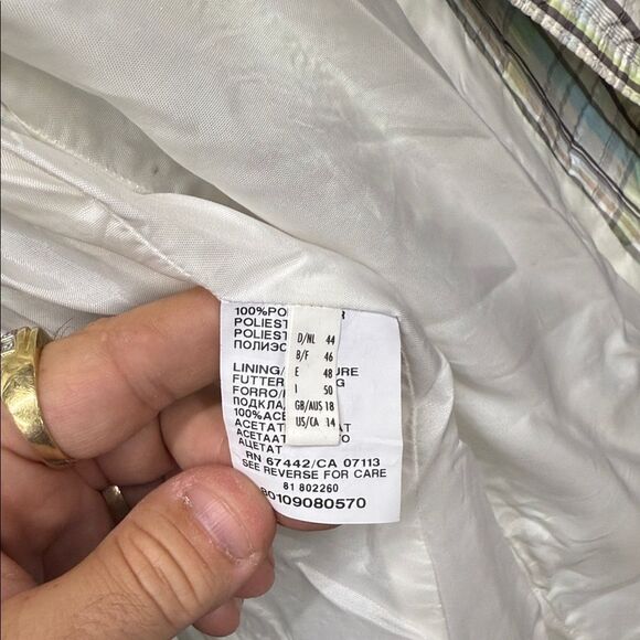 Vintage Steilmann Plaid Women's Jacket - Picture 4 of 4